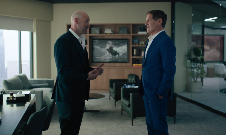 Blue Suit Worn by Mark Cuban Outfit Billions TV Show