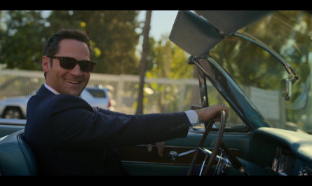 Rectangle Brown Plastic Sunglasses of Manuel Garcia-Rulfo as Mickey Haller Outfit The Lincoln Lawyer TV Show