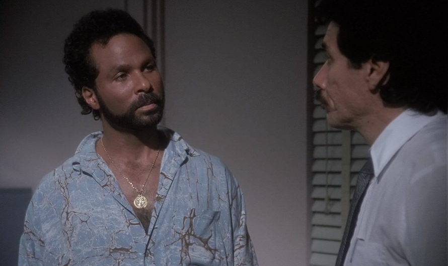 Marble Print Short Sleeve Shirt Worn by Philip Michael Thomas as Detective Ricardo Tubbs