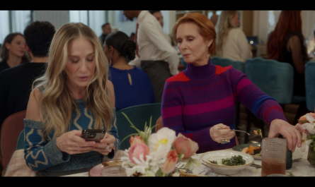 Turtleneck Sweater Worn by Cynthia Nixon as Miranda Hobbes Outfit And Just Like That... TV Show