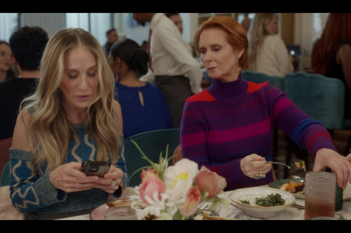 Turtleneck Sweater Worn by Cynthia Nixon as Miranda Hobbes Outfit And Just Like That... TV Show