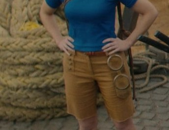 Brown Shorts Worn by Emily Rudd as Nami Outfit One Piece TV Show
