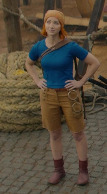 Brown Shorts Worn by Emily Rudd as Nami