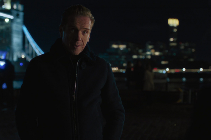 Shearling Collar Jacket Worn by Damian Lewis as Robert "Bobby" Axelrod Outfit Billions TV Show