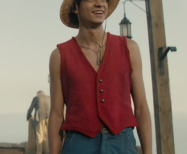 Red Vest of Iñaki Godoy as Monkey D Luffy