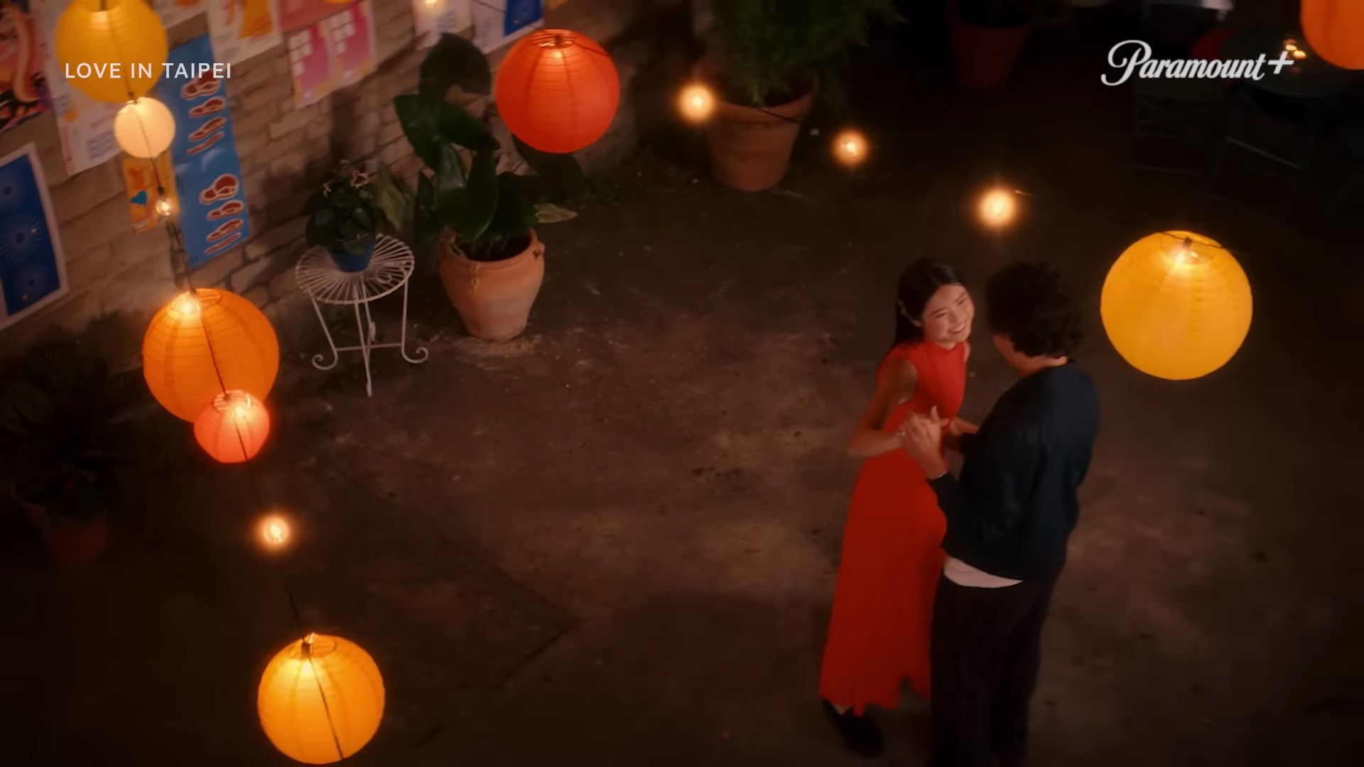 Worn on Love in Taipei (2023) Movie - Red Long Dress of Ashley Liao as Ever Wong