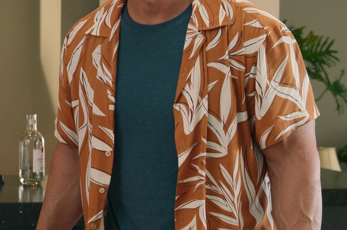 Printed Resort Shirt of John Cena as Ron Outfit Vacation Friends 2 (2023) Movie