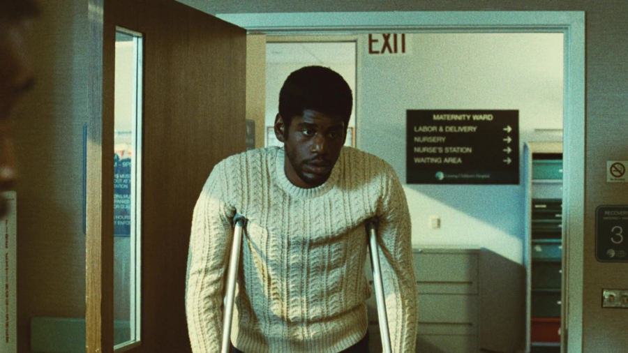 White Knit Sweater Worn by Quincy Isaiah as Magic Johnson