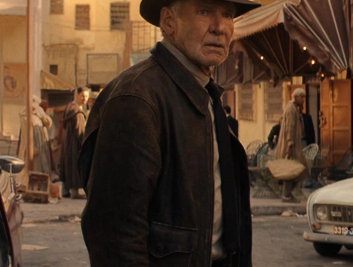 Distressed Brown Leather Jacket Worn by Harrison Ford as Dr. Henry “Indiana” Jones Jr.