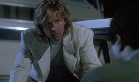 Striped Blazer Jacket Worn by Don Johnson Outfit Miami Vice TV Show