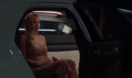 Pink Sequin Dress Worn by Jennifer Lawrence as Maddie Barker Outfit No Hard Feelings (2023) Movie