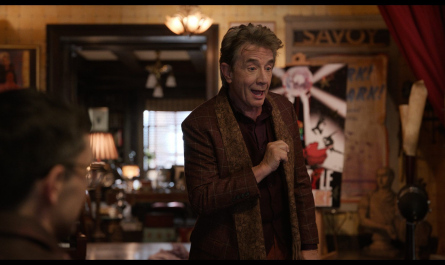 Wool Blend Tweed Herringbone Check Plaid Jacket of Martin Short as Oliver Putnam Outfit Only Murders in the Building TV Show
