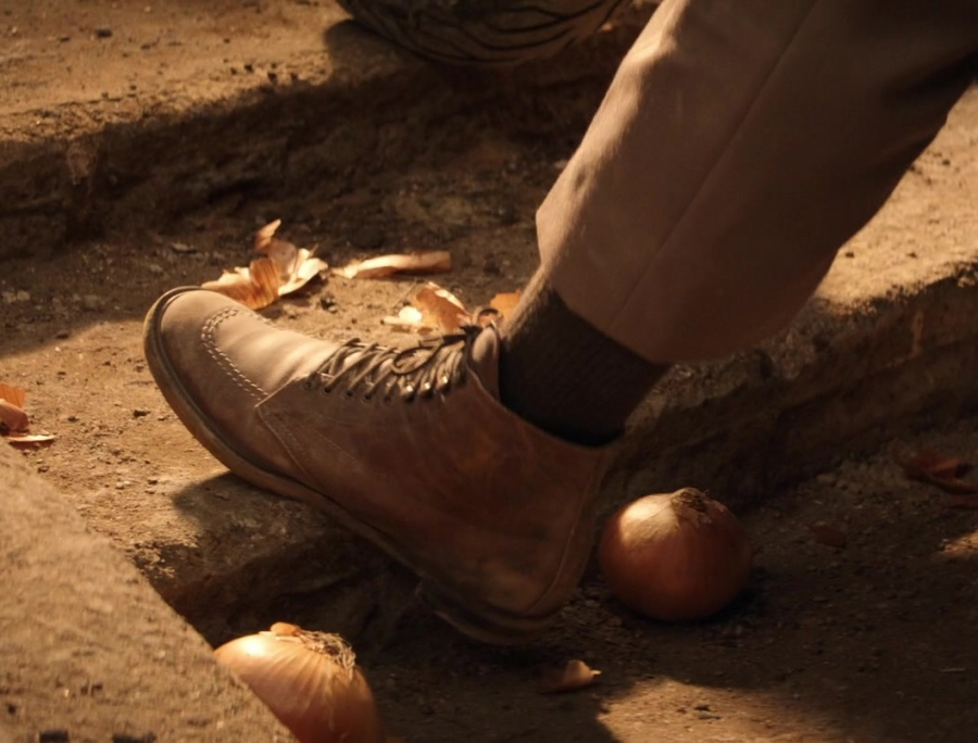 brown leather boots - Harrison Ford (Dr. Henry "Indiana" Jones Jr.) - Indiana Jones and the Dial of Destiny (2023) Movie