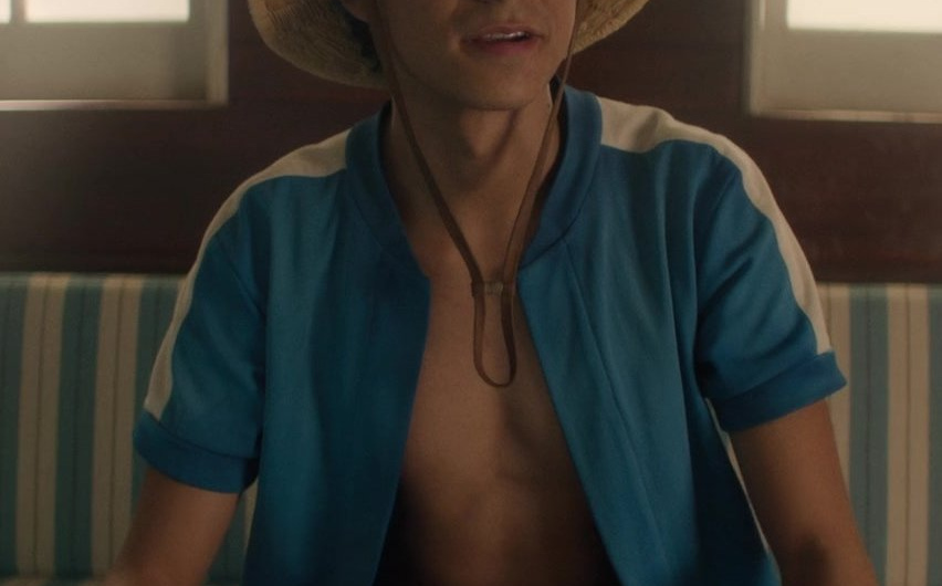 Blue Shirt of Iñaki Godoy as Monkey D Luffy