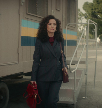 Double Breasted Blazer and Pants Suit of Rose Byrne as Sheila Rubin Outfit Physical TV Show