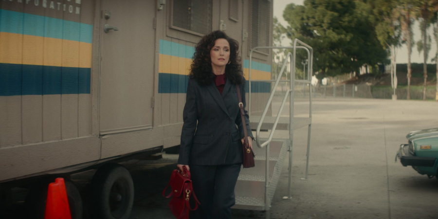 Double Breasted Blazer and Pants Suit of Rose Byrne as Sheila Rubin