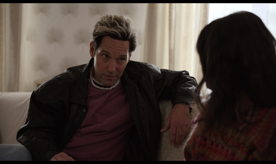 Black Leather Jacket Worn by Paul Rudd as Ben Glenroy