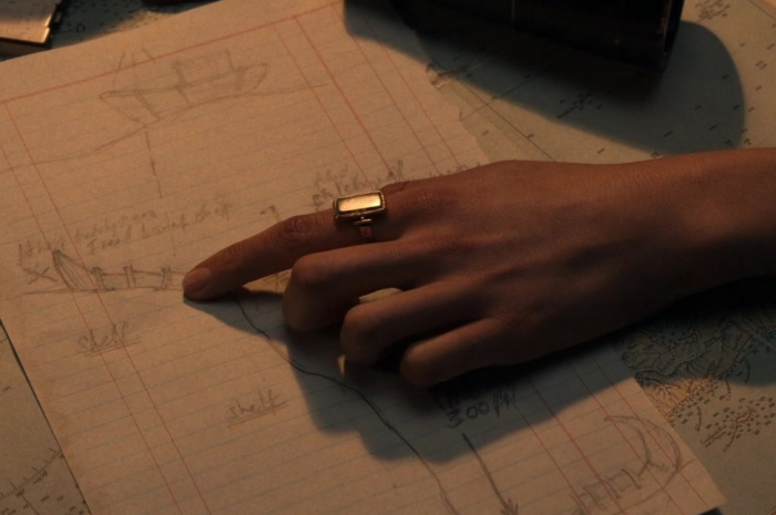 Vintage Rectangle Ring of Phoebe Waller-Bridge as Helena Shaw Outfit Indiana Jones and the Dial of Destiny (2023) Movie