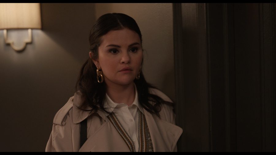 gold chain link earrings - Selena Gomez (Mabel Mora) - Only Murders in the Building TV Show