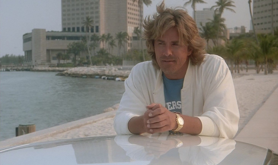 Gold Wrist Watch Worn by Don Johnson as Detective James Crockett