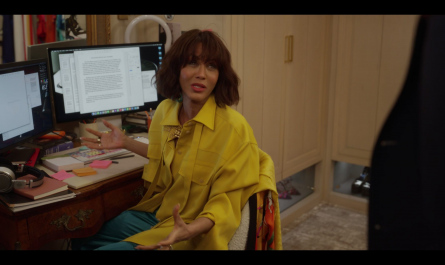 Yellow Shirt Worn by Nicole Ari Parker as Lisa Todd Wexley Outfit And Just Like That... TV Show