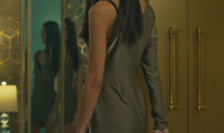 One Shoulder Mini Dress Worn by Laysla De Oliveira as Cruz Manuelos Outfit Special Ops: Lioness TV Show