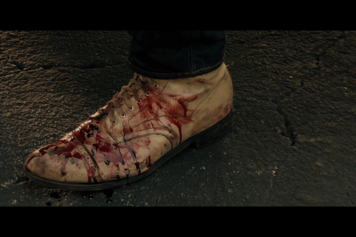 Beige Leather Boots of Ryan Gosling as The Driver Outfit Drive (2011) Movie