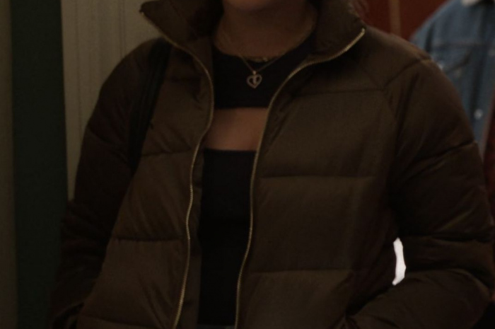 Down Jacket Worn by Ashley Park as Kimber Outfit Only Murders in the Building TV Show