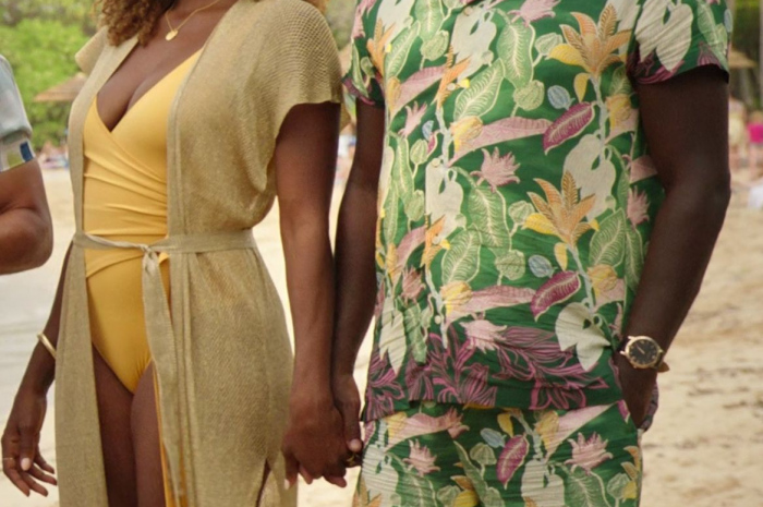 Bohemian Beach Kimono Cover Up Dress of Yvonne Orji as Emily Outfit Vacation Friends 2 (2023) Movie