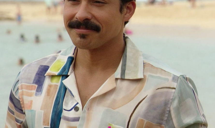Multi Painted Print Short Sleeve Shirt of Carlos Santos as Maurillio