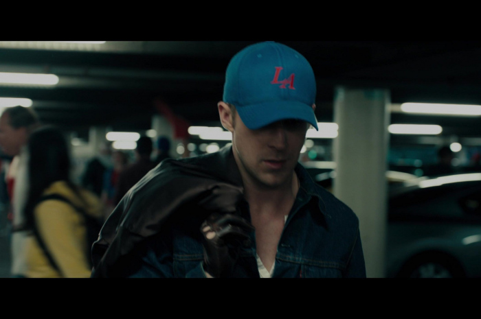 LA Blue Cap Worn by Ryan Gosling as The Driver Outfit Drive (2011) Movie