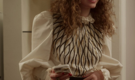 Blouse of Katerina Tannenbaum as Lisette Alee Outfit And Just Like That... TV Show