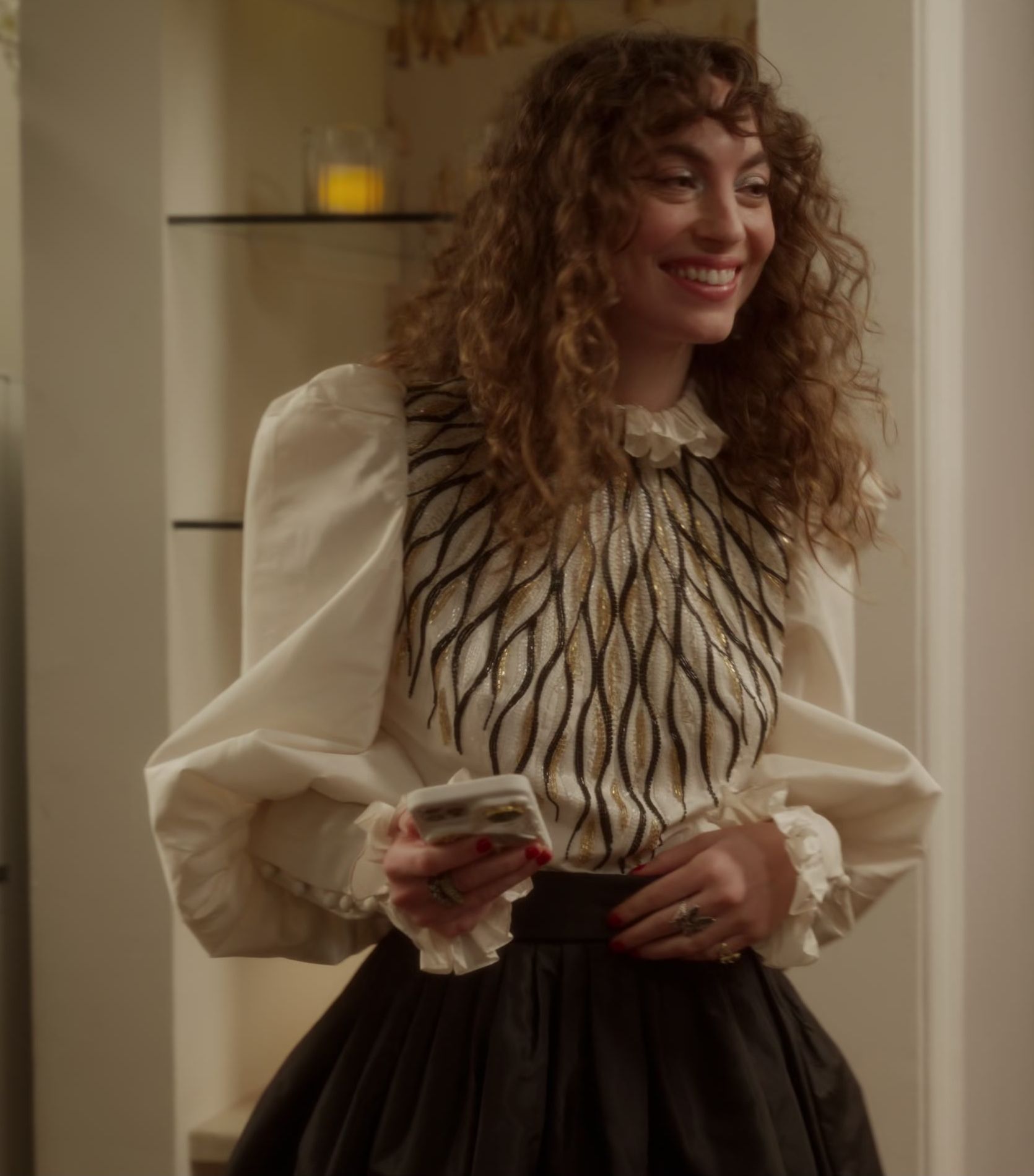 Worn on And Just Like That... TV Show - Blouse of Katerina Tannenbaum as Lisette Alee