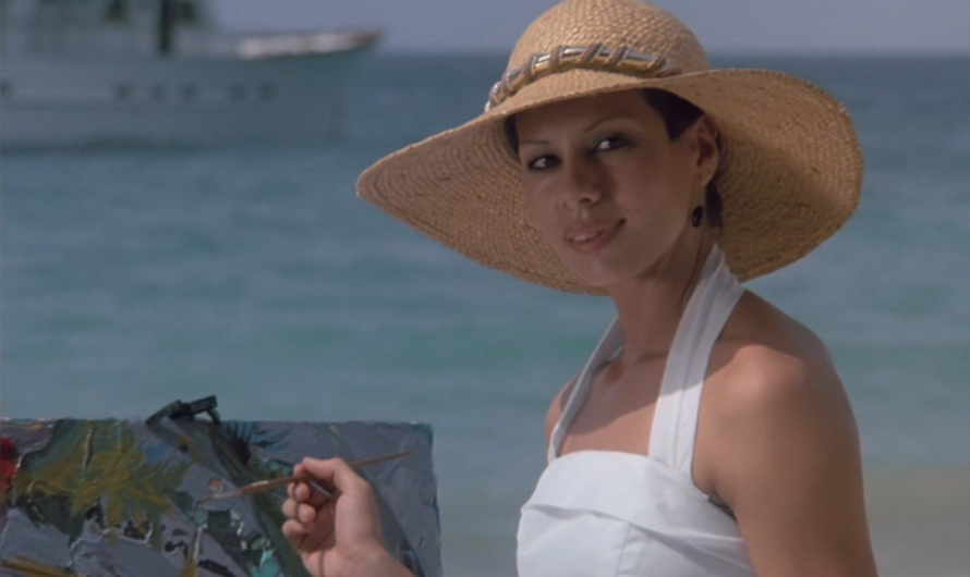Sun Hat Worn by Phanie Napoli as Angelina Madeira