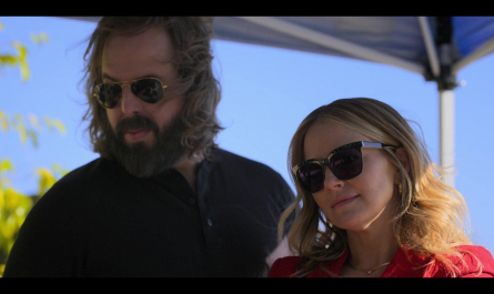 Studded Cat Eye Sunglasses Worn by Becki Newton as Lorna Crane Outfit The Lincoln Lawyer TV Show