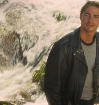 Leather Biker Jacket Worn by  Shia LaBeouf as Mutt Williams Outfit Indiana Jones and the Kingdom of the Crystal Skull (2008) Movie
