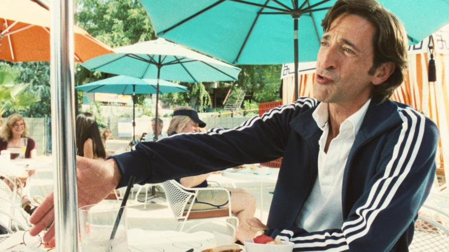 blue track jacket - Adrien Brody (Pat Riley) - Winning Time: The Rise of the Lakers Dynasty TV Show