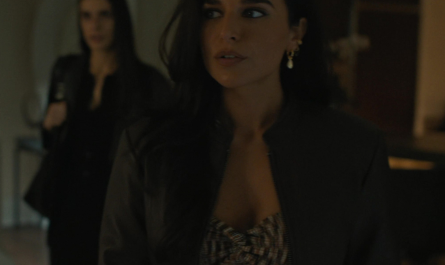 Black Leather Jacket of Stephanie Nur as Aaliyah Amrohi