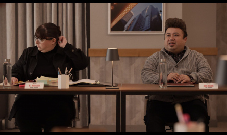 Grey Knit Cardigan Worn by Don Darryl Rivera Outfit Only Murders in the Building TV Show