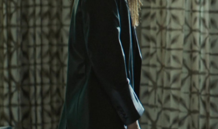 Black Long Leather Jacket of Laysla De Oliveira as Cruz Manuelos Outfit Special Ops: Lioness TV Show