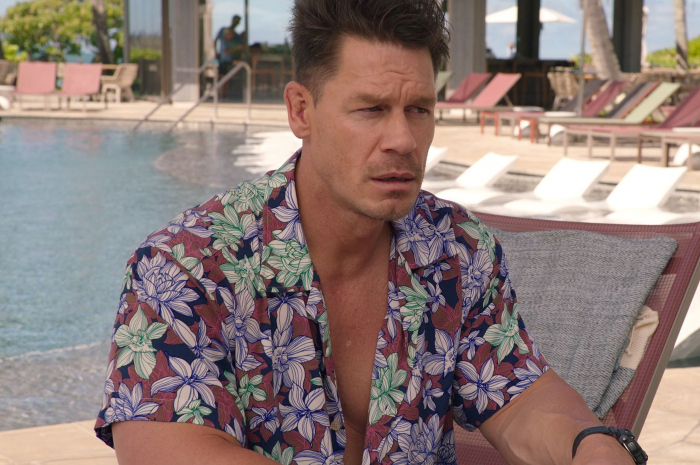 Hawaiian Flowy Shirt Worn by John Cena as Ron Outfit Vacation Friends 2 (2023) Movie