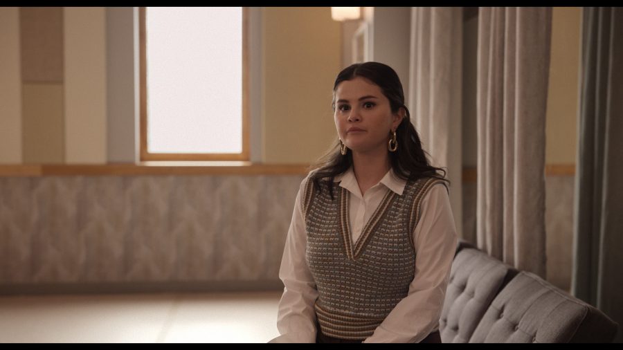 multi-colored mixed wool vest - Selena Gomez (Mabel Mora) - Only Murders in the Building TV Show