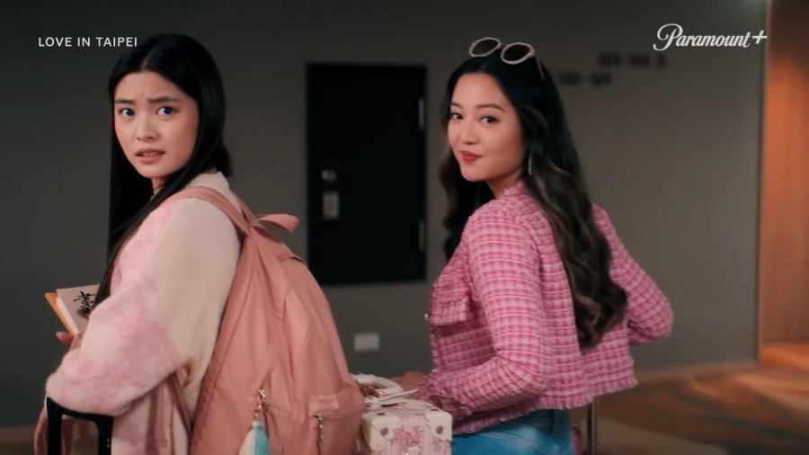 pastel pink backpack - Ashley Liao (Ever Wong) - Love in Taipei (2023) Movie