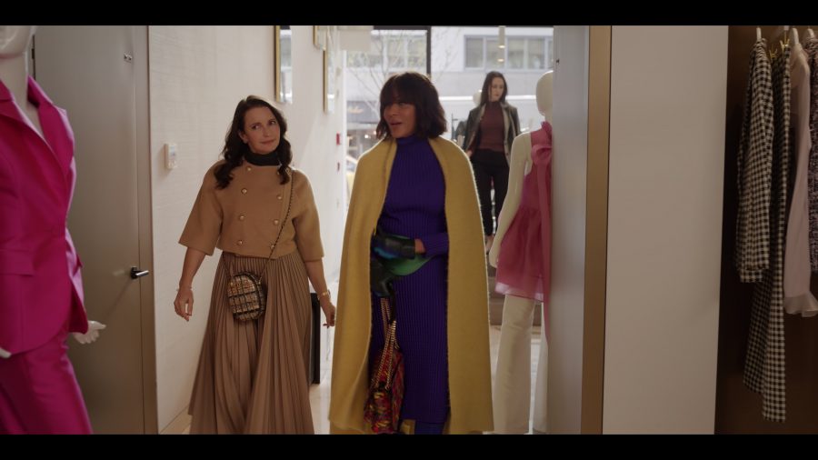 yellow long cape coat - Nicole Ari Parker (Lisa Todd Wexley) - And Just Like That... TV Show