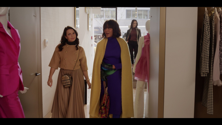 Yellow Long Cape Coat Worn by Nicole Ari Parker as Lisa Todd Wexley