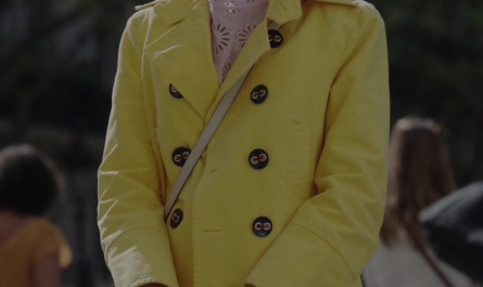 Straw Bag of Lily Collins as Emily Cooper Outfit Emily in Paris TV Show
