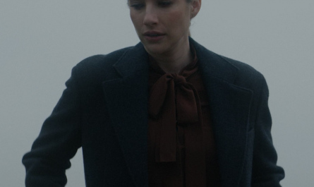Brown Bow Blouse of Emma Roberts as Anna Victoria Alcott Outfit American Horror Story TV Show