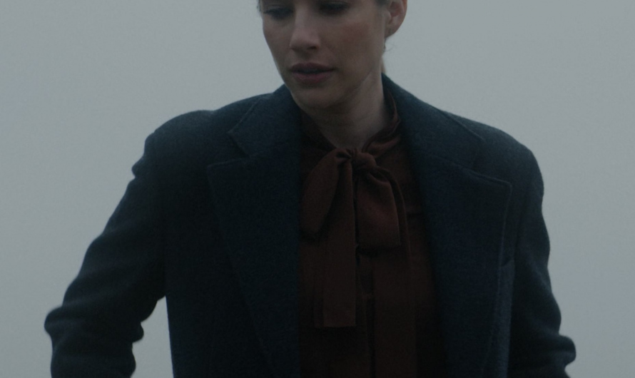 Brown Bow Blouse of Emma Roberts as Anna Victoria Alcott