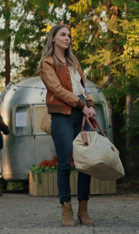 Western Ankle Boots Worn by Elise Gatien as Lark from Virgin River TV Show