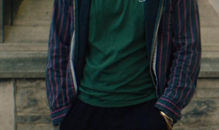 Star Print Sweatpants of Chance Perdomo as Andre Anderson Outfit Gen V TV Show
